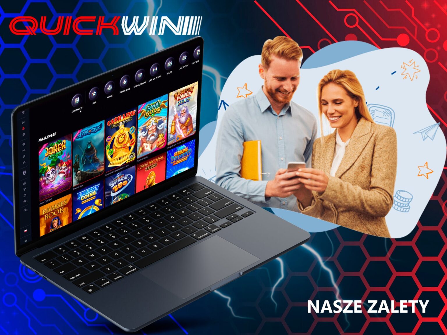 QuickWin - Kasyno Online i Bukmacher. Bonus do zł2,250+200 DS