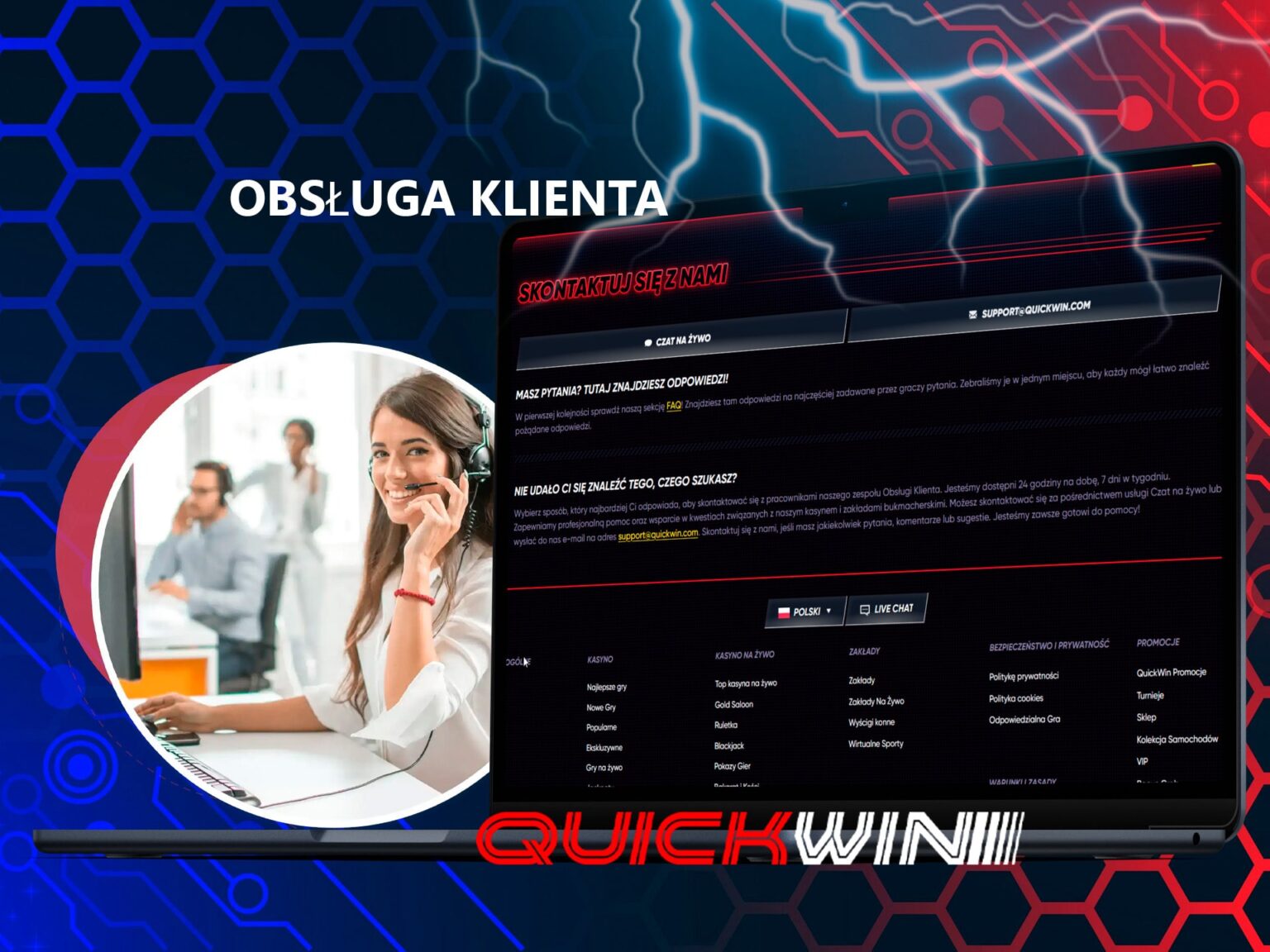 QuickWin - Kasyno Online i Bukmacher. Bonus do zł2,250+200 DS